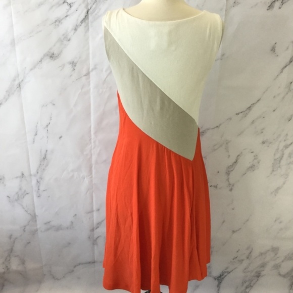 Anthro Maeve Cameroon Color Block Swing Dress - Picture 5 of 6